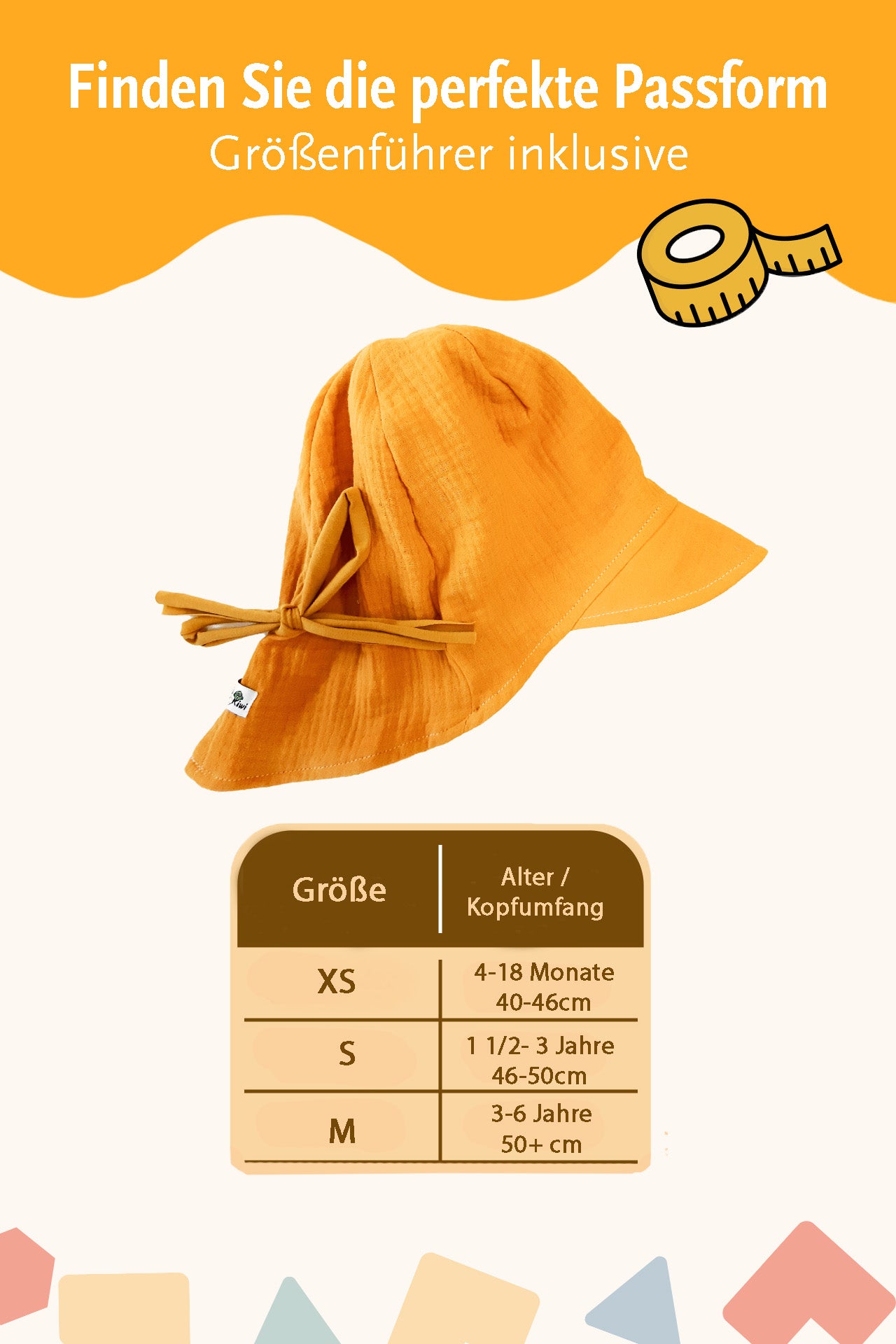 Sommerhut Musselin khaki