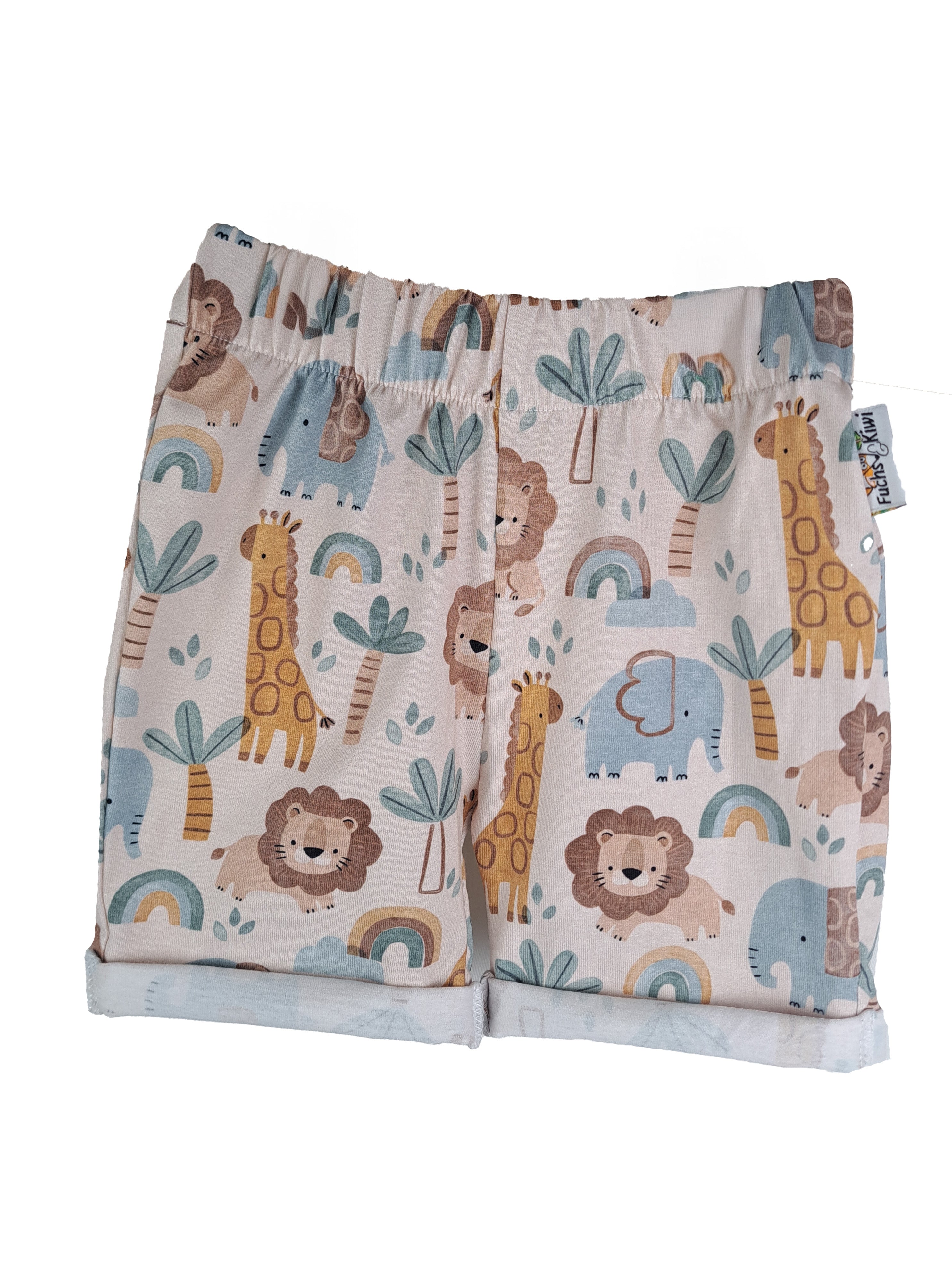 Kurze Shorts Safaritiere 86/92
