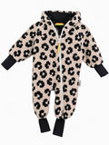 Overall aus Fleece Leo black