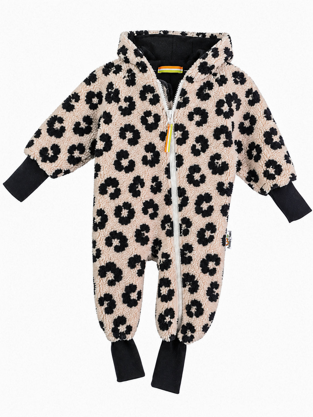 Overall aus Fleece Leo black