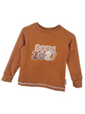 Long-sleeved shirt Born 2026 cinnamon