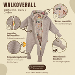 Walkoverall sand meliert mit Bauernhof sand