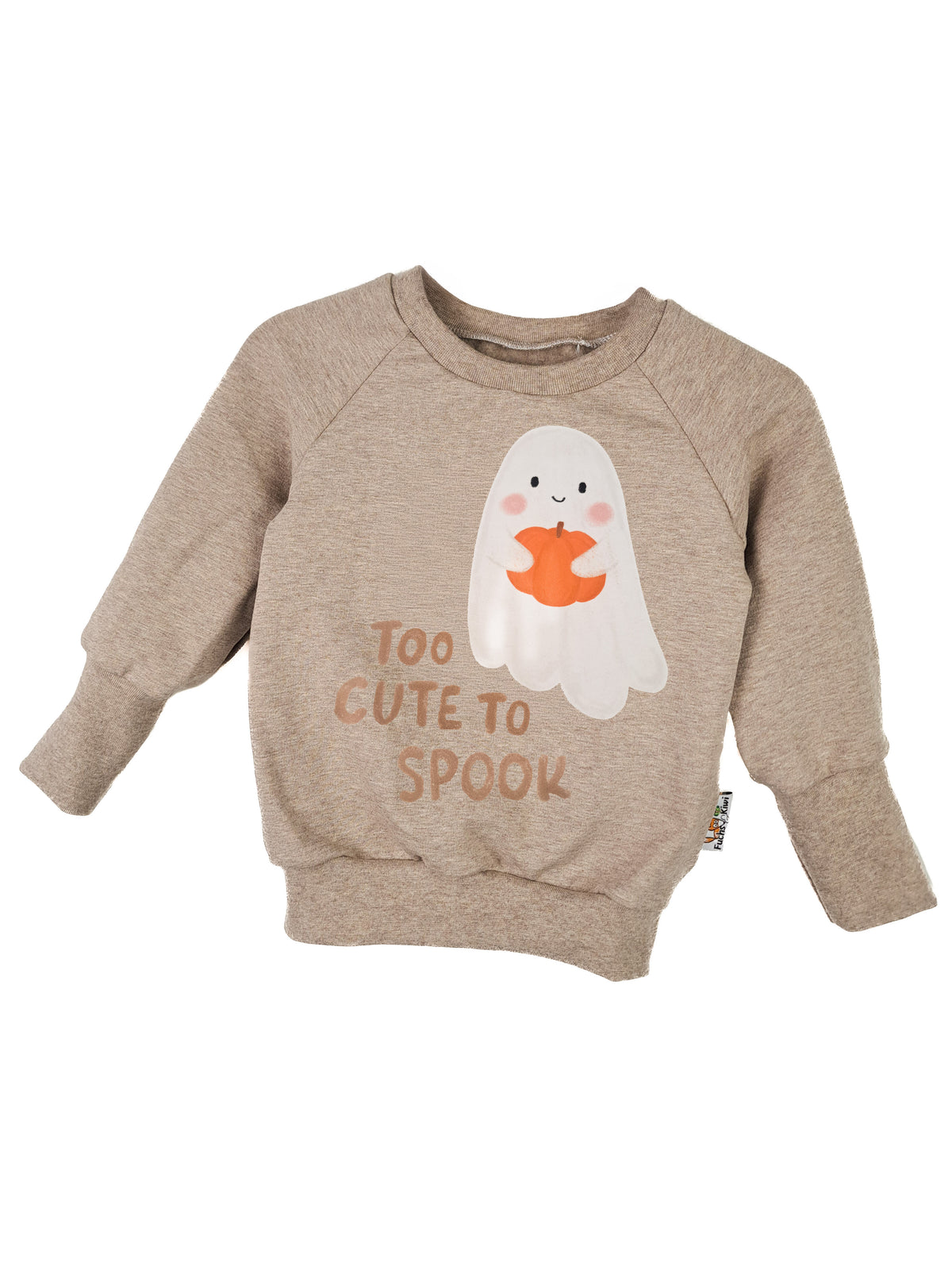 Pullover Too cute to spook- Patch sand