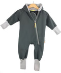Softshelloverall grau 122/128