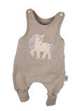 Strampler Einhorntraum-Patch sand