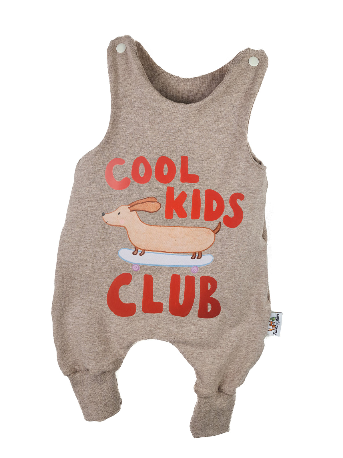 Strampler Cool Kids Club- Patch sand