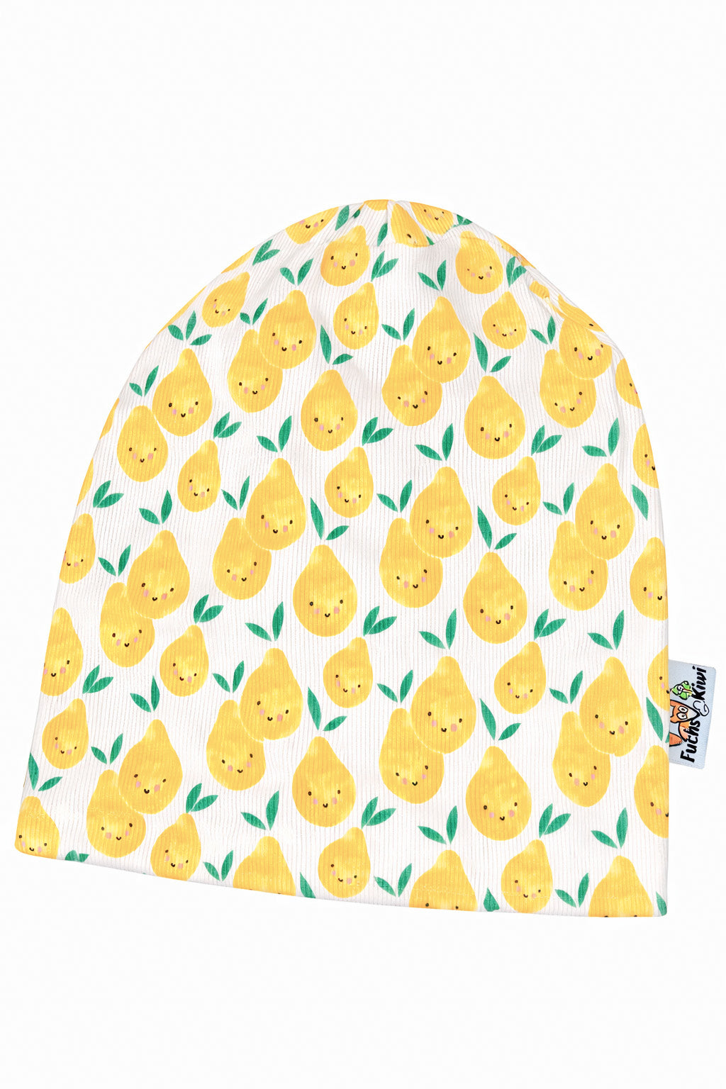 Beanie Fine Rib Lemon