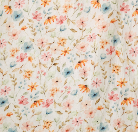 Musselin Streublumenwiese pastell