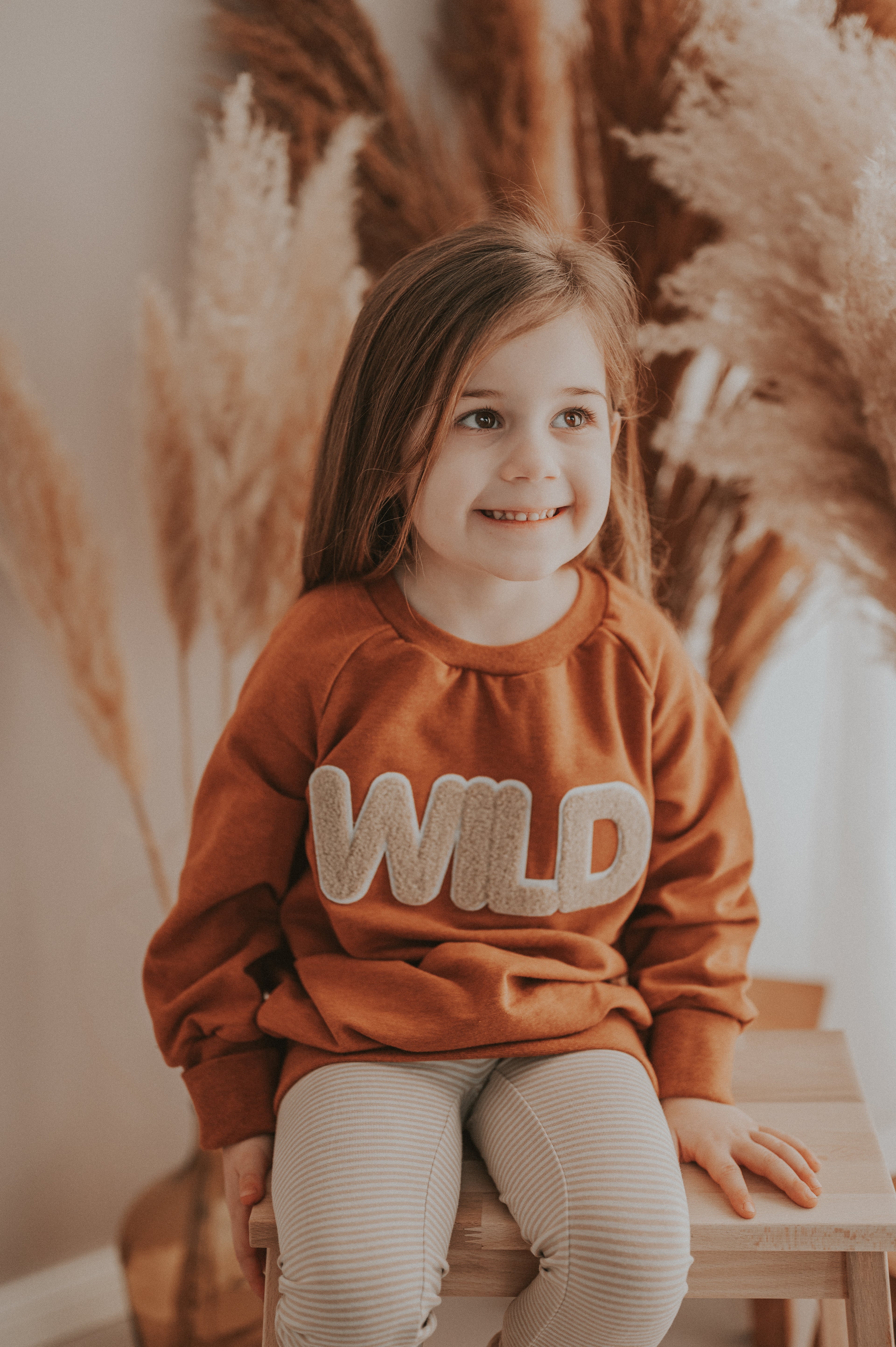 Pullover Wild-Patch rost