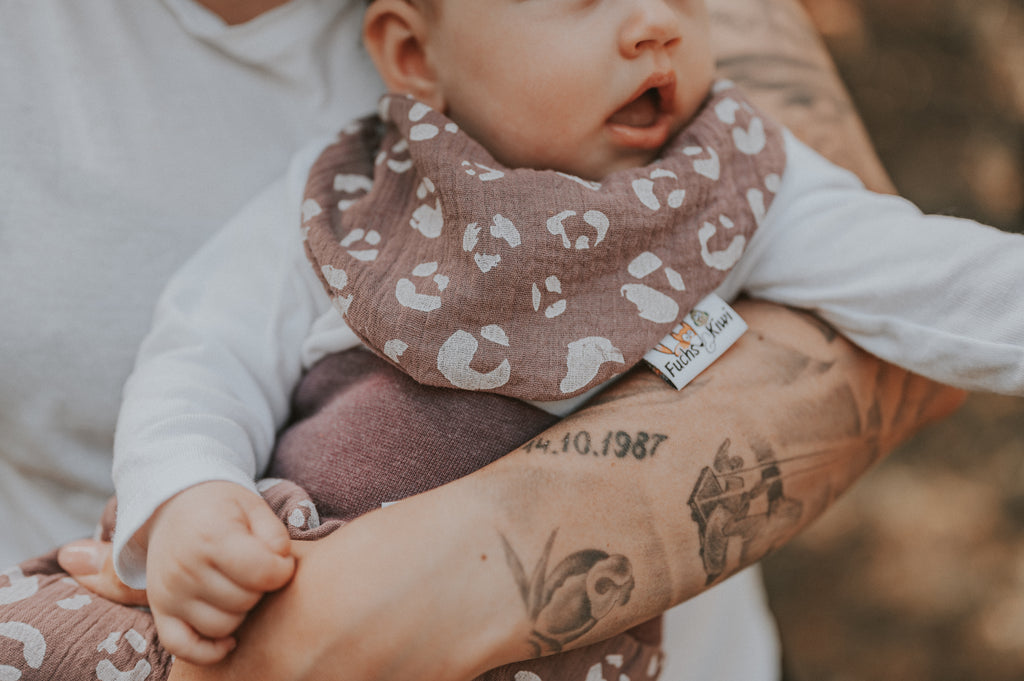 Muslin Scarf Leo Lilac