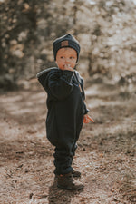Walkoverall blau mit Teddybär