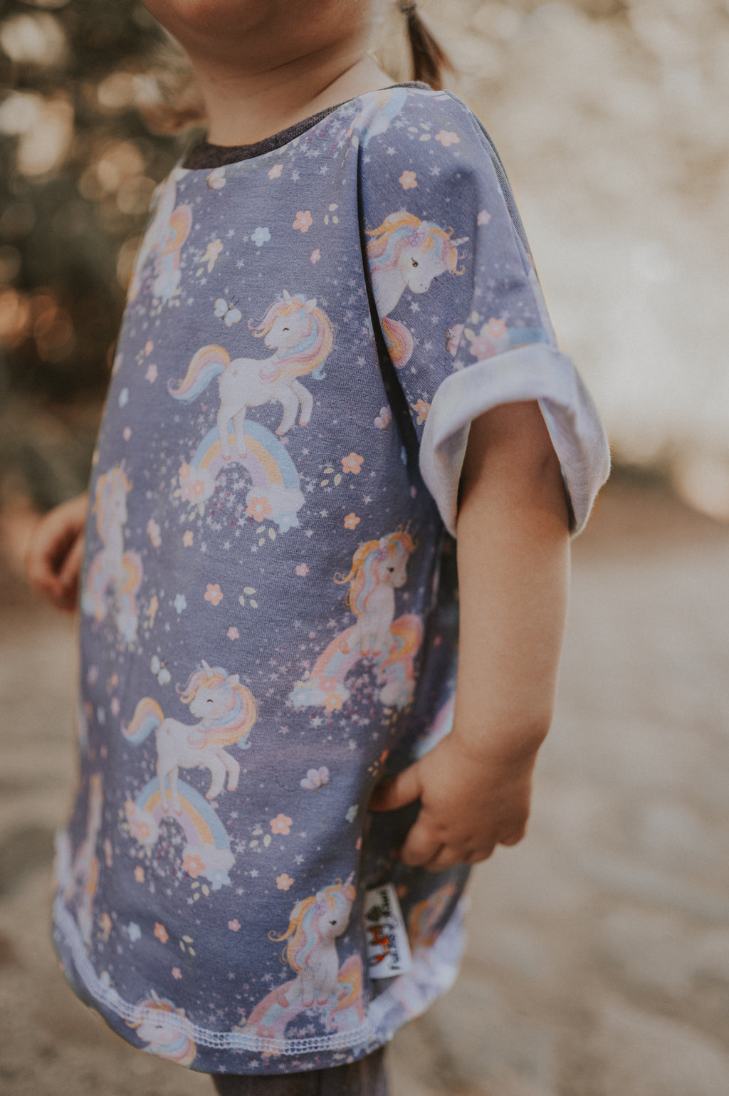 Shirty Einhörner flieder
