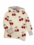 Jacke aus Fleece Kirschen