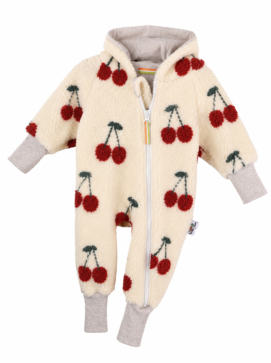 Overall aus Fleece Kirschen
