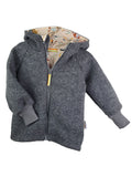 Walkjacke grau mit Kleine Farm