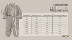 Walkoverall sand meliert mit Bagger creme
