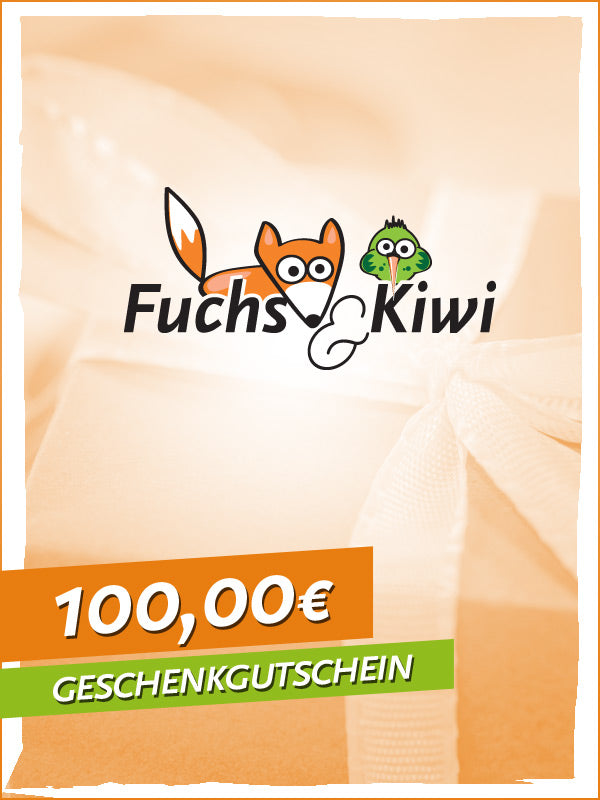 Gutschein 100€ - Fuchs & Kiwi