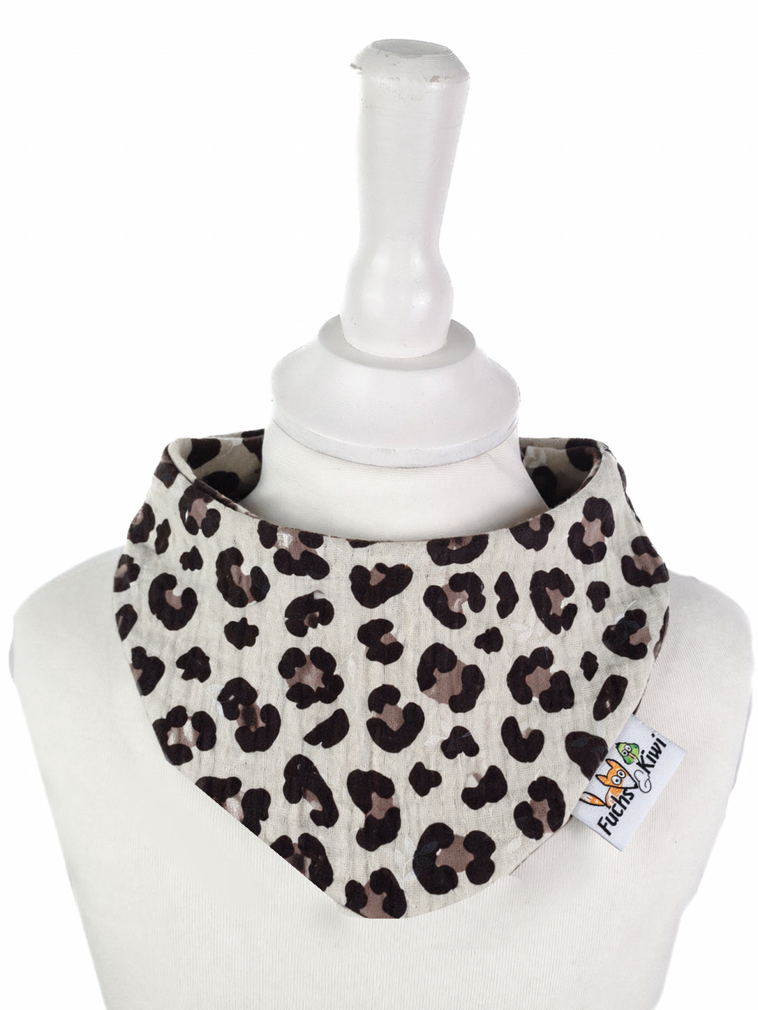 Halstuch Musselin Leo black