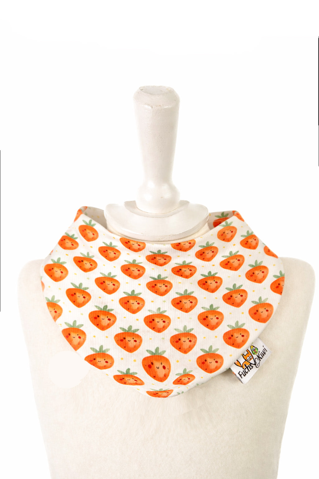 Fine Rib Scarf Strawberry