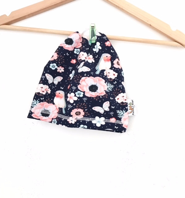 Beanie Birds dark blue