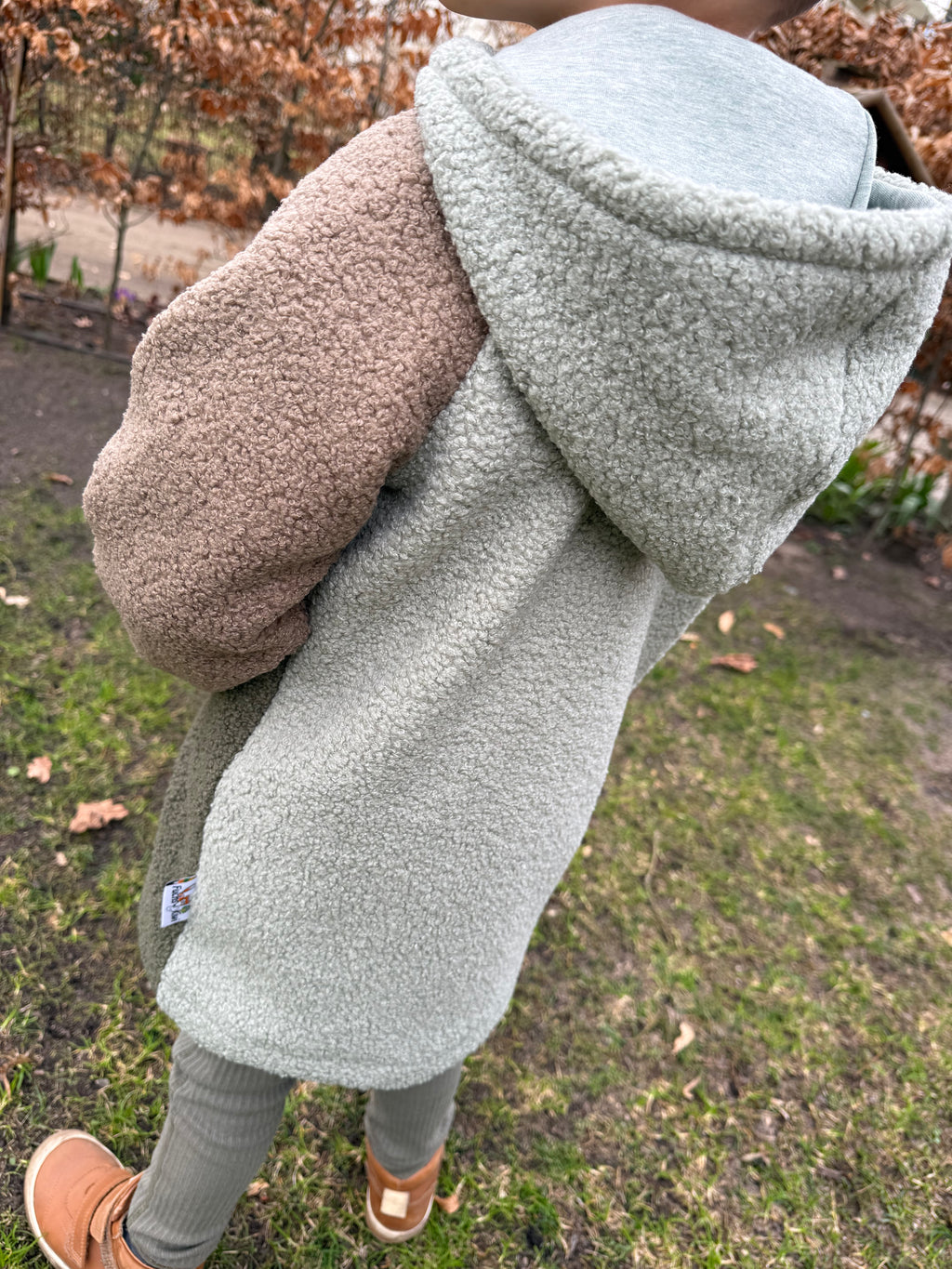 Jacke aus Fleece Colorblock-Farbkombi 3