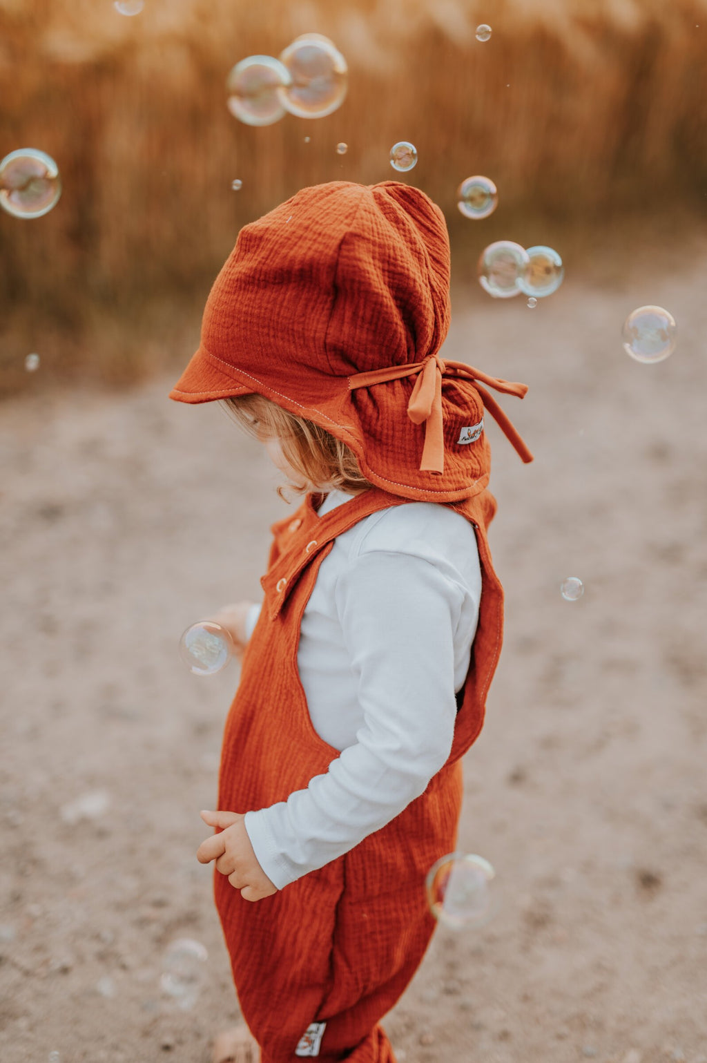 Sommerhut Musselin altrosa