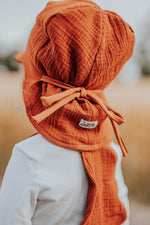 Sommerhut Musselin altrosa