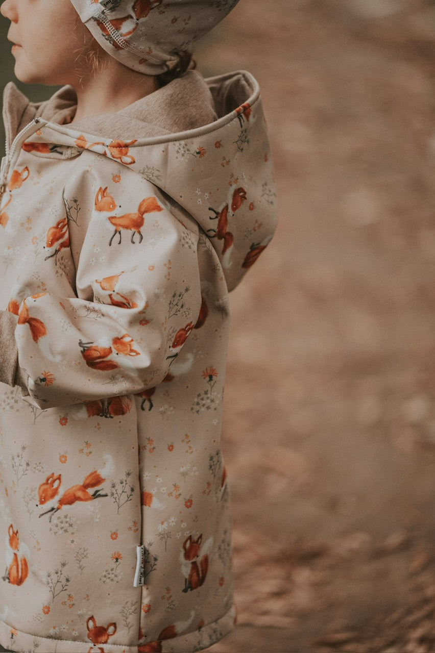 Softshelljacke Fuchsi creme