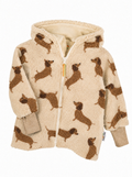 Jacke aus Fleece Dackel