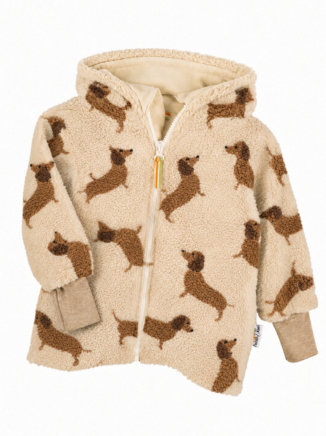 Jacke aus Fleece Dackel