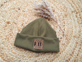 Hipster Fine Ribbed Beanie Khaki