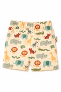 Kurze Shorts Musselin Dschungeltiere