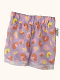 Kurze Shorts Musselin Leo pastell