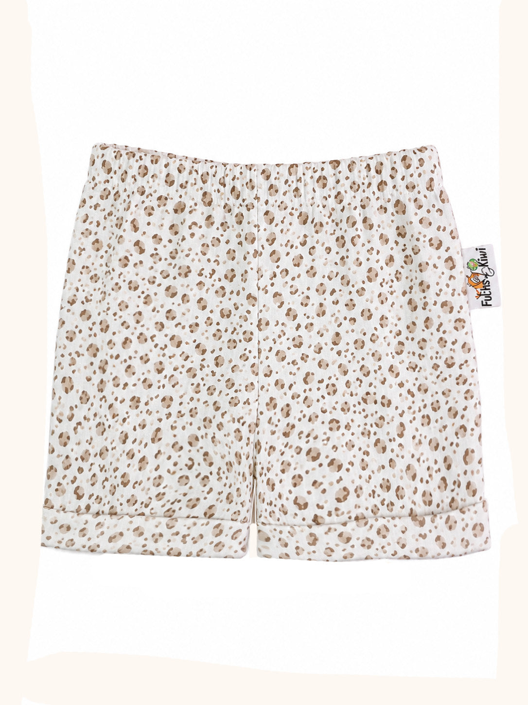 Kurze Shorts Musselin Leo sand
