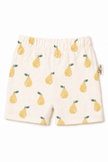 Kurze Shorts Musselin Birnen