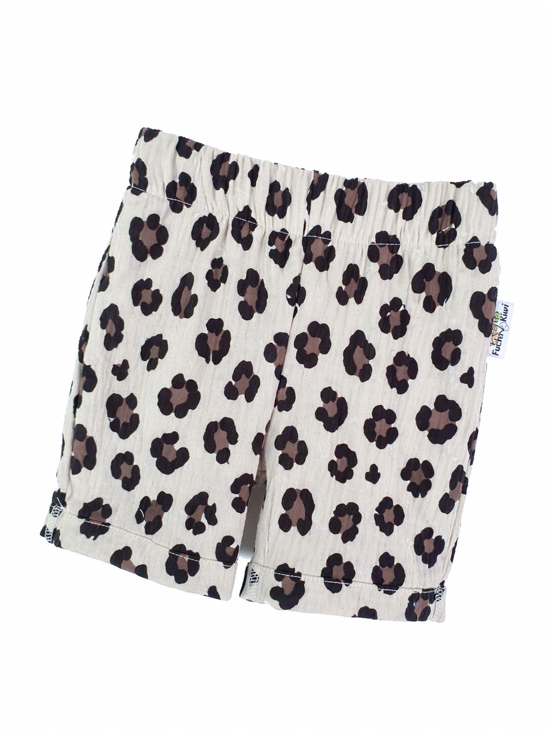 Kurze Shorts Musselin Leo black