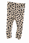 Leggings Feinripp Leo black