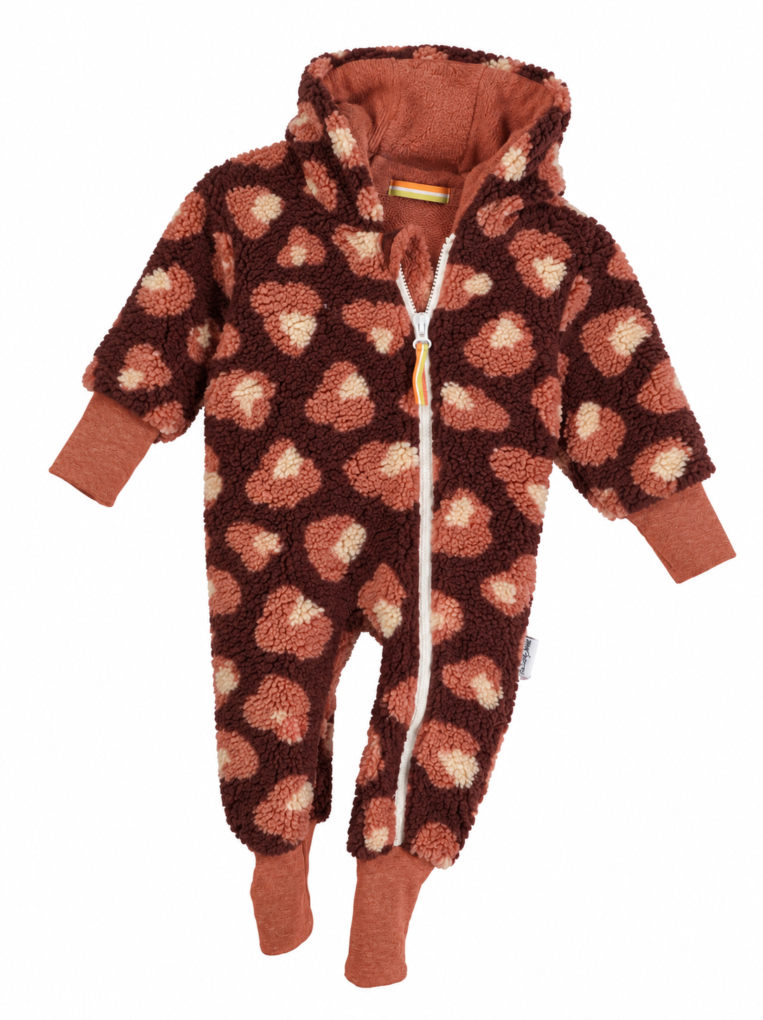 Overall aus Fleece Leo weinrot