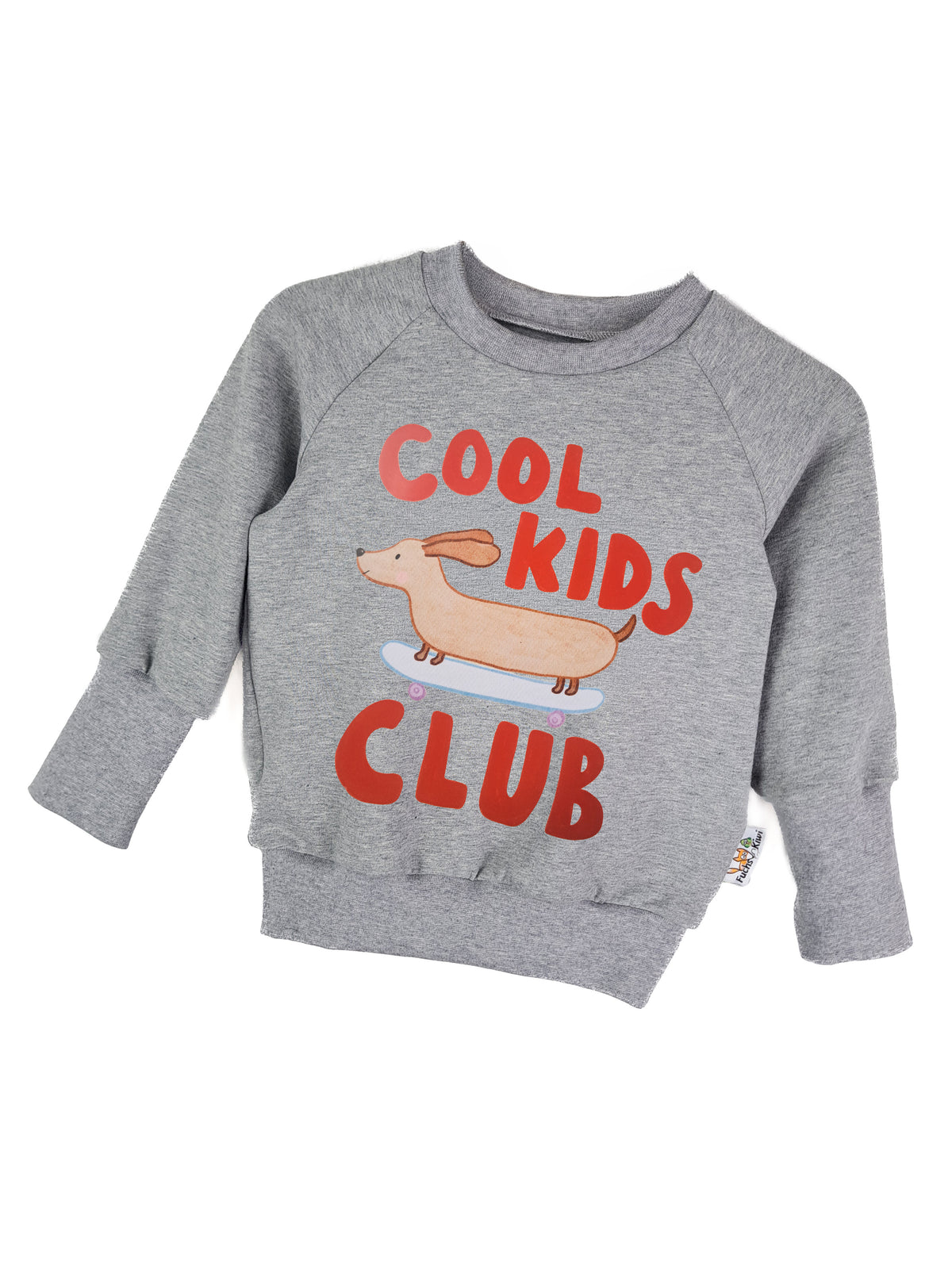 Pullover Cool Kids Club- Patch grau