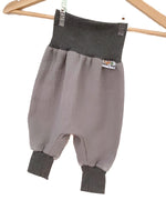 Pumphose Musselin grau