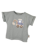 Shirty Bagger blau-Patch mint