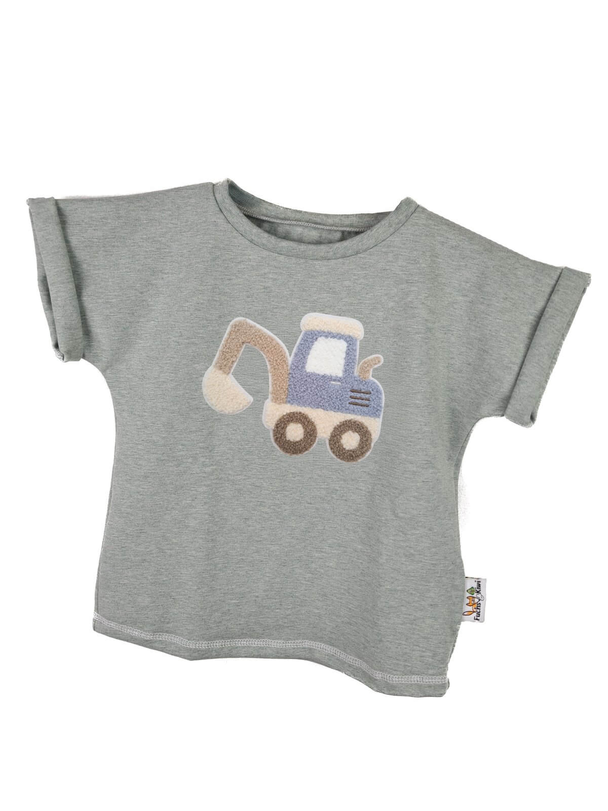 Shirty Bagger blau-Patch mint