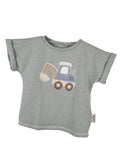 Shirty Bagger blau-Patch mint