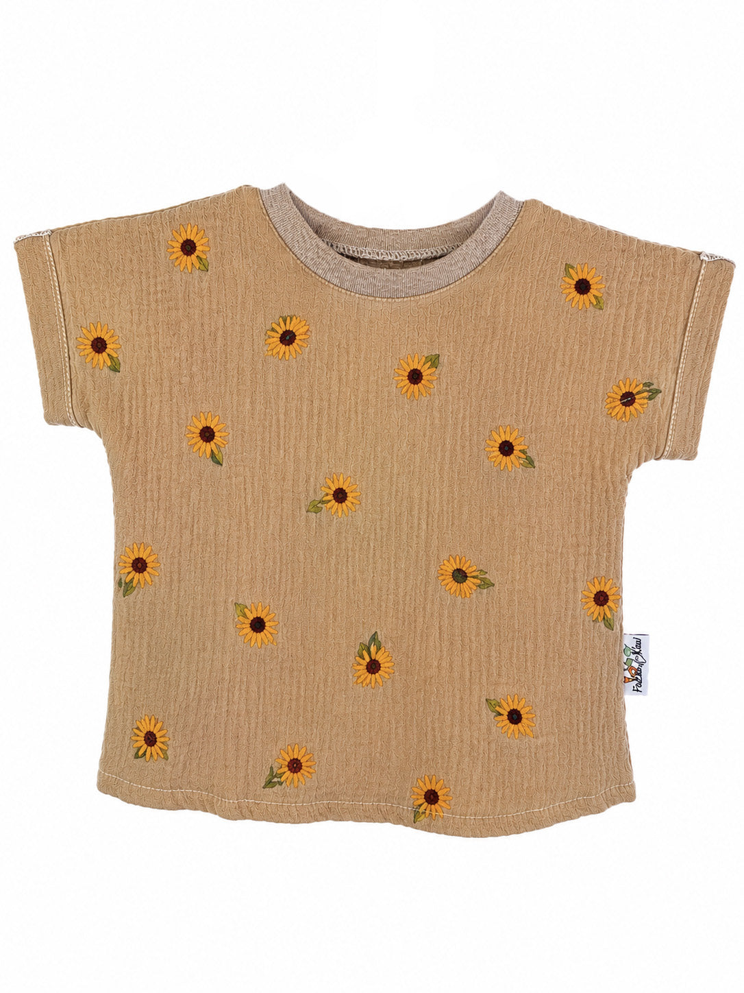 Shirty Musselin Sonnenblumen beige