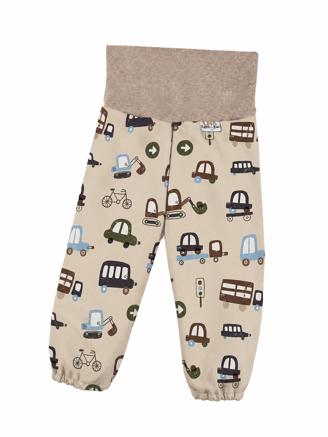 Softshellhose Autos beige