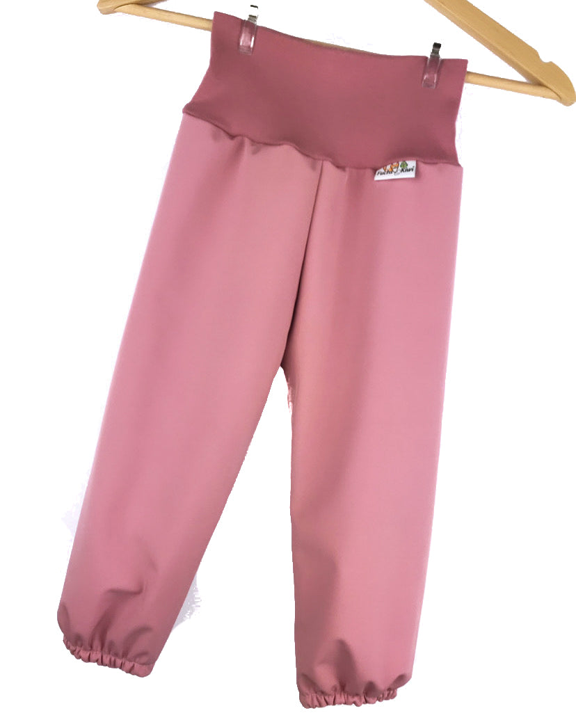 Pink softshell trousers
