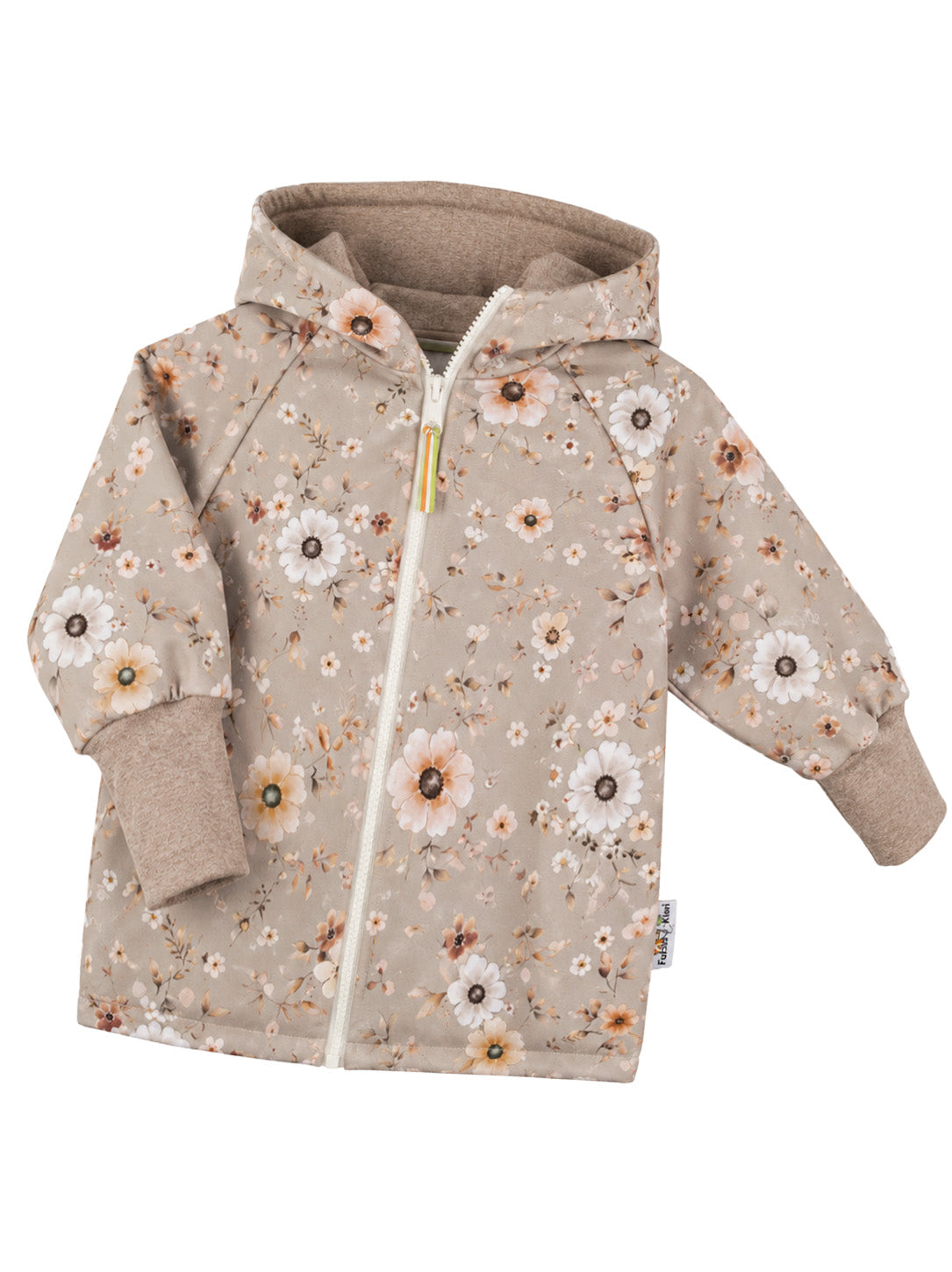 Softshelljacke Blumentraum sand