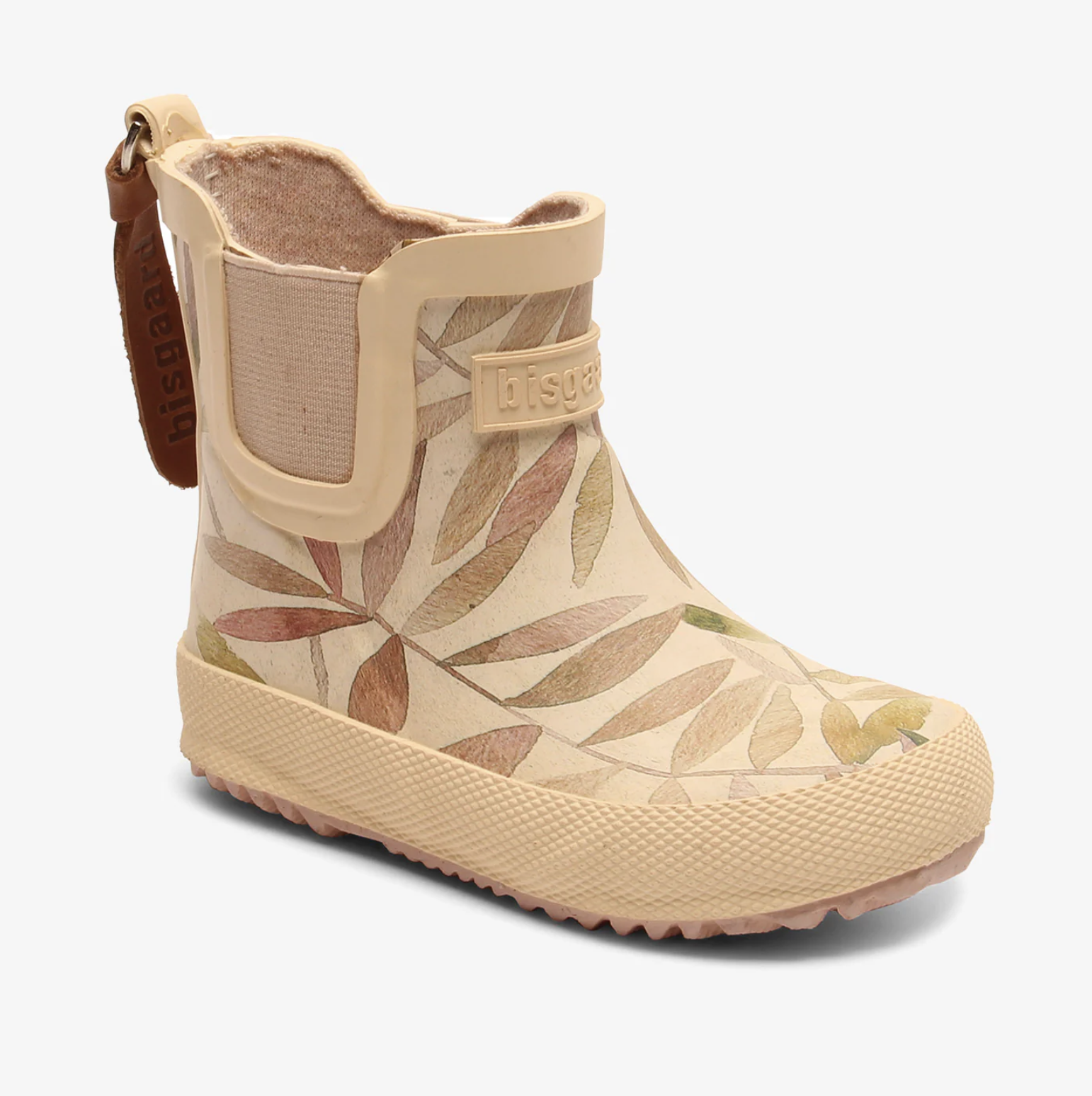 Bisgaard Baby Rubber beige leaves
