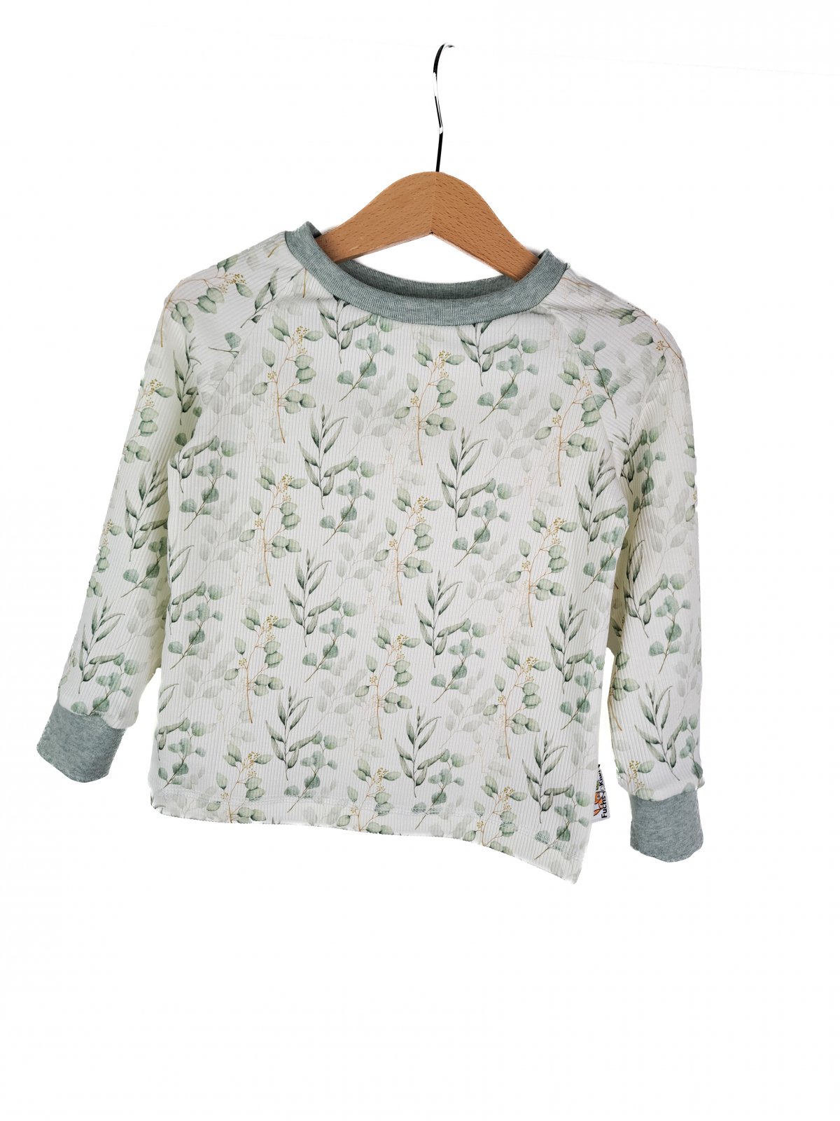 Langarmshirt Feinripp Eukalyptus