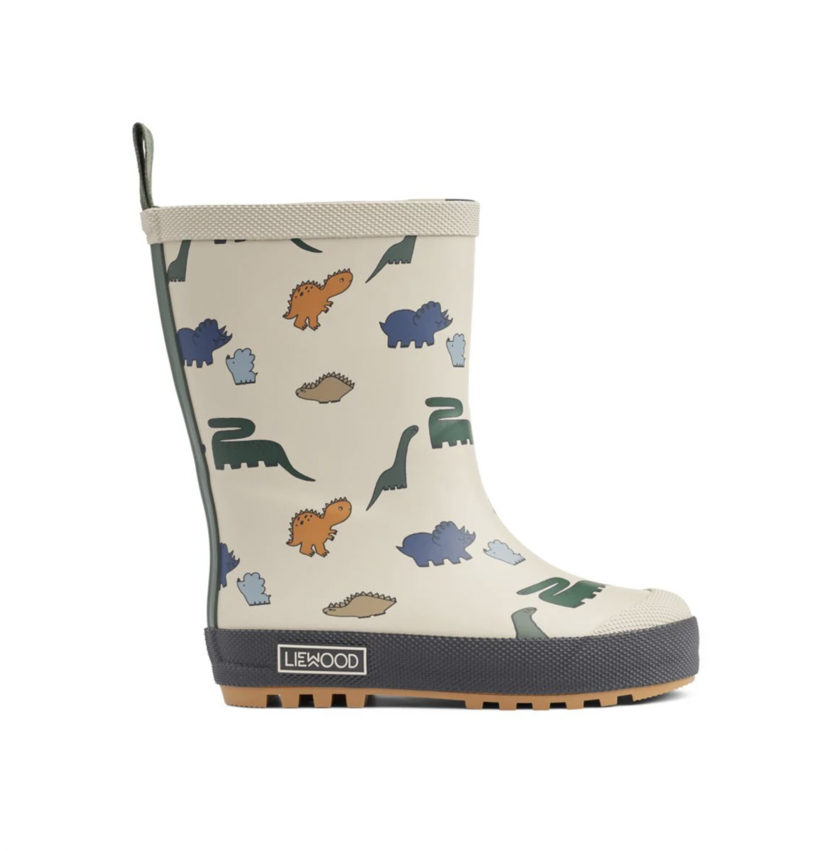 Liewood Mason Thermo Regenstiefel dinosaurs/ mist